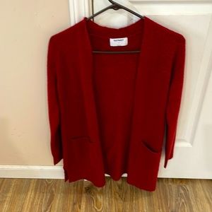 Red Old Navy Cardigan